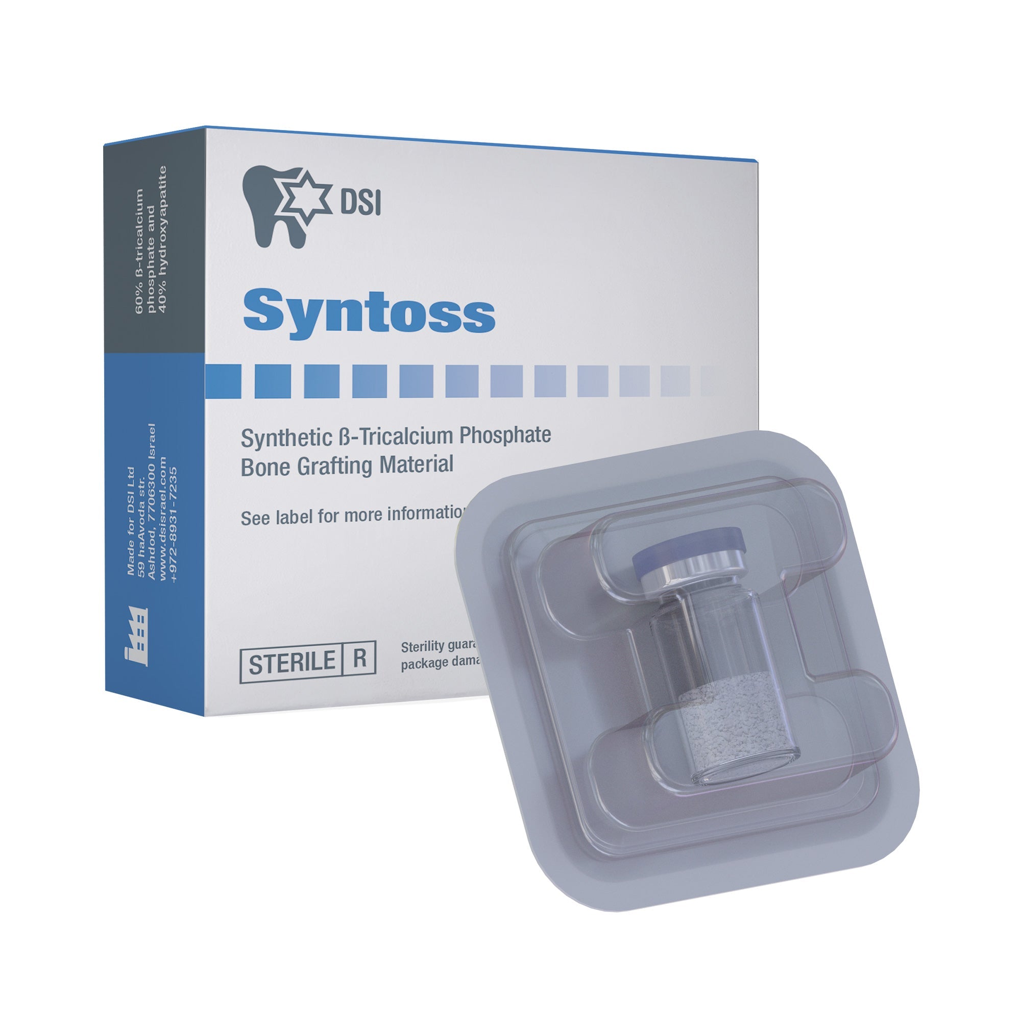 DSI Syntoss Synthetic Bone Graft TCP/HA Mix in Granules