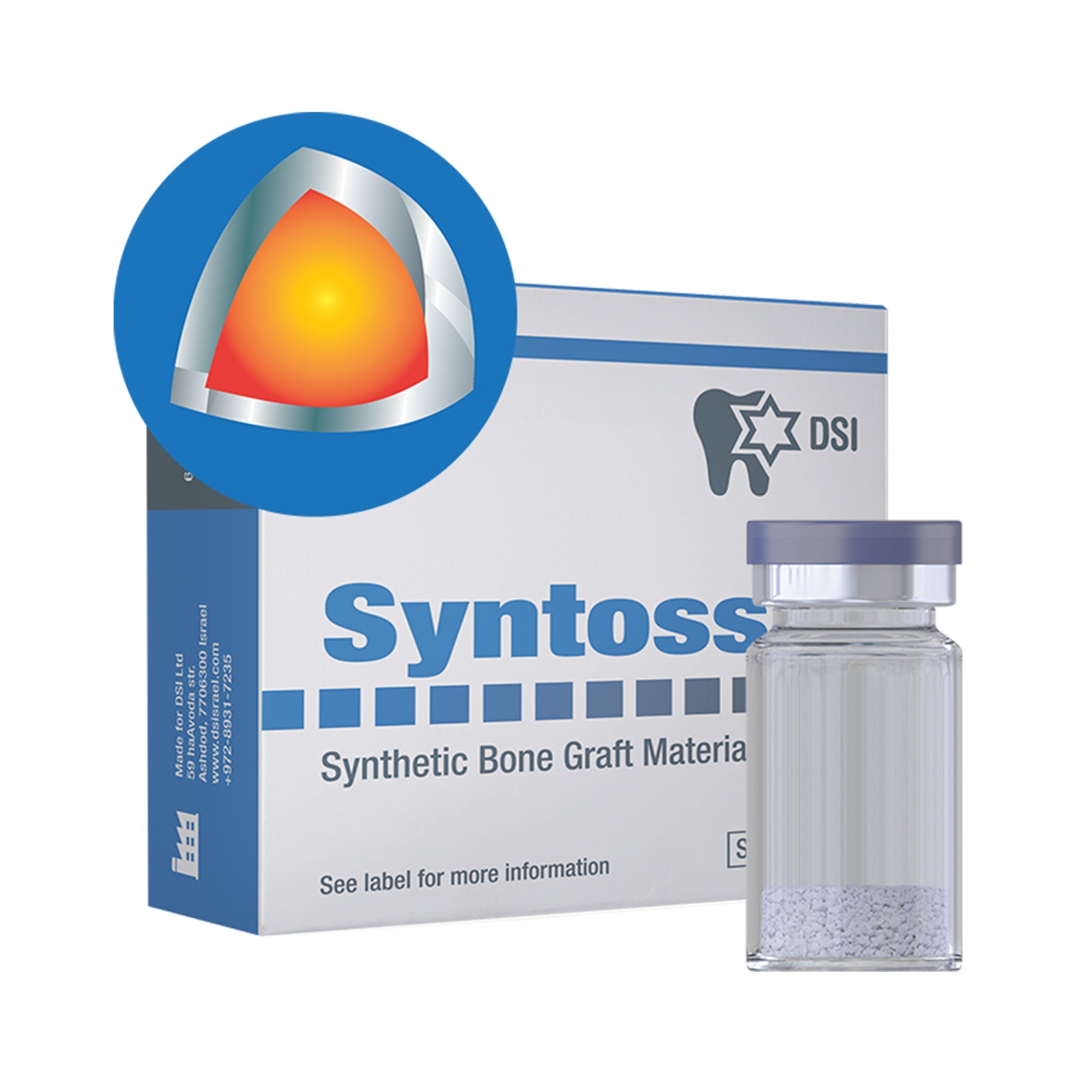 DSI Syntoss Multi Synthetic Bone Graft TCP/HA Mix in Granules