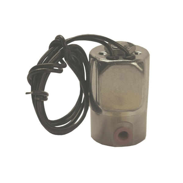 DCI 2831 - Water Solenoid Valve, 2-Way 1/8" NPT, 115 Volt, 12" Leads 1/2" Hub Mount