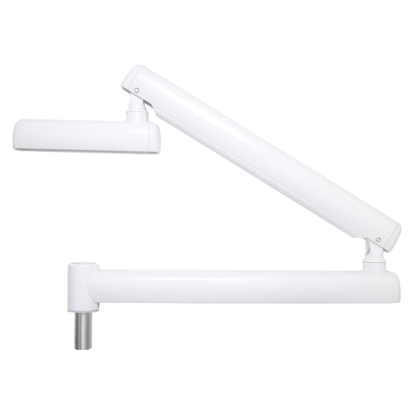 Post Mount Flexible Arms Horizontal reach Grey 34"