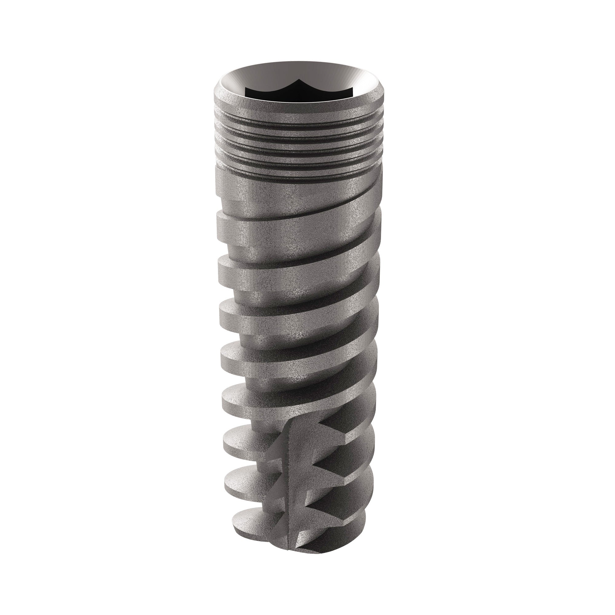 Green Line Spiral Implant - Internal Hex 2.42mm - One/Two Stage