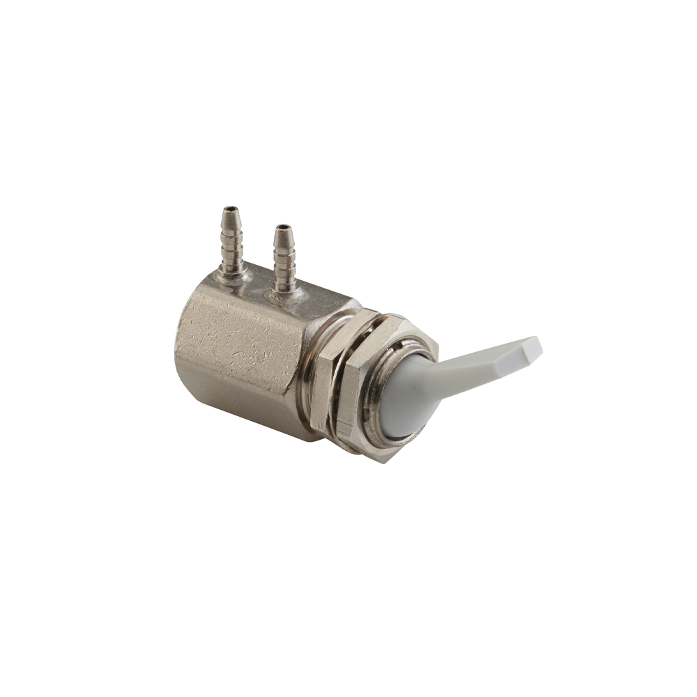 DCI 7154 - Toggle Valve, Side Ported, 3-Way, Gray