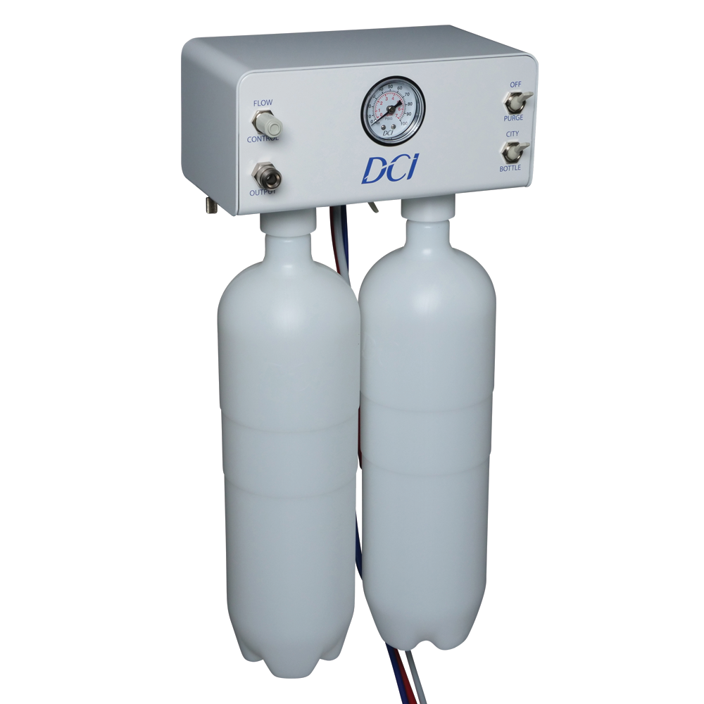DCI 8180QS - Asepsis Self-Contained Deluxe QS Dual Water System w/2 Liter Bottle