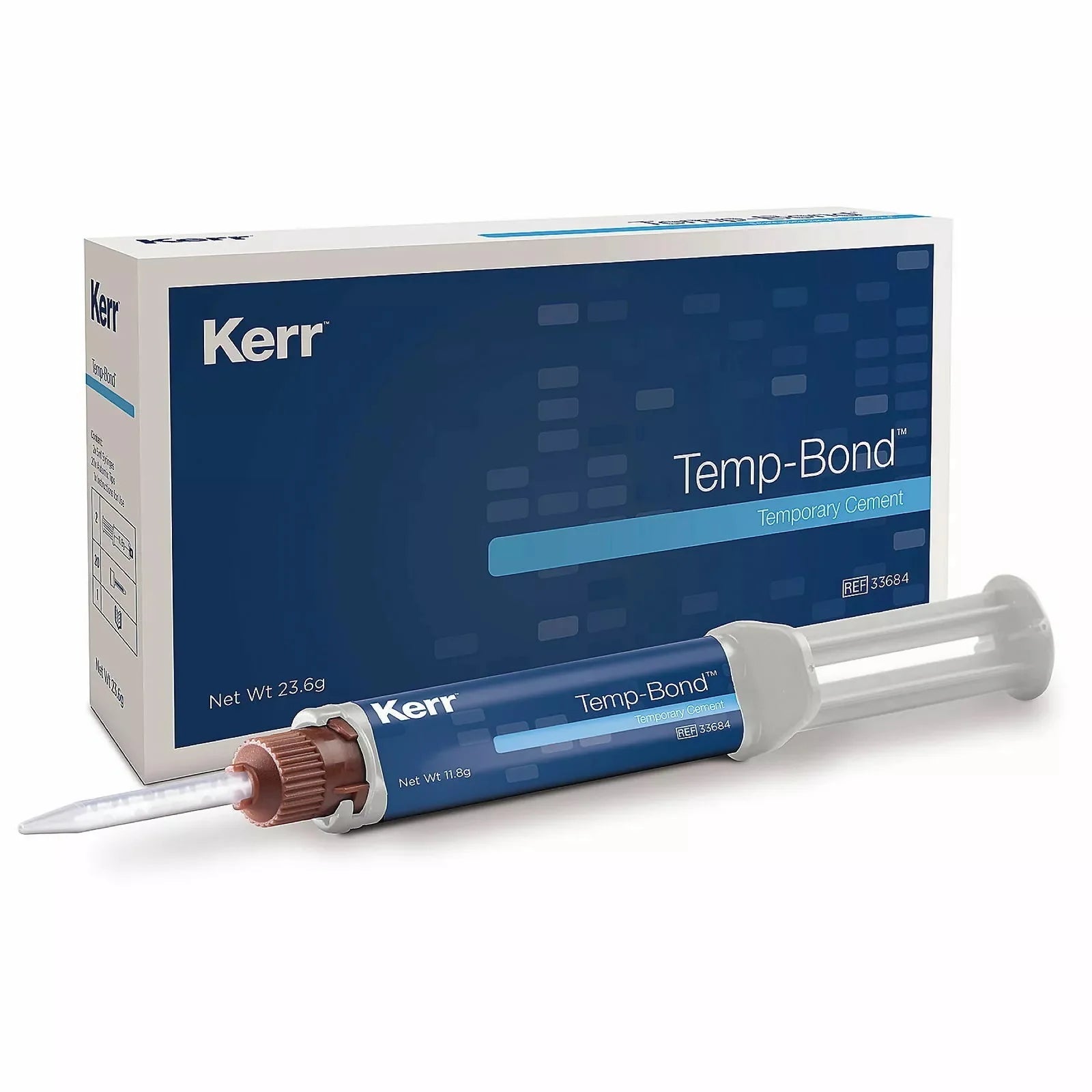 TempBond Eugenol-based Automix Syringe - 2 x 11.8g Syringe, 20 Mixing Tips