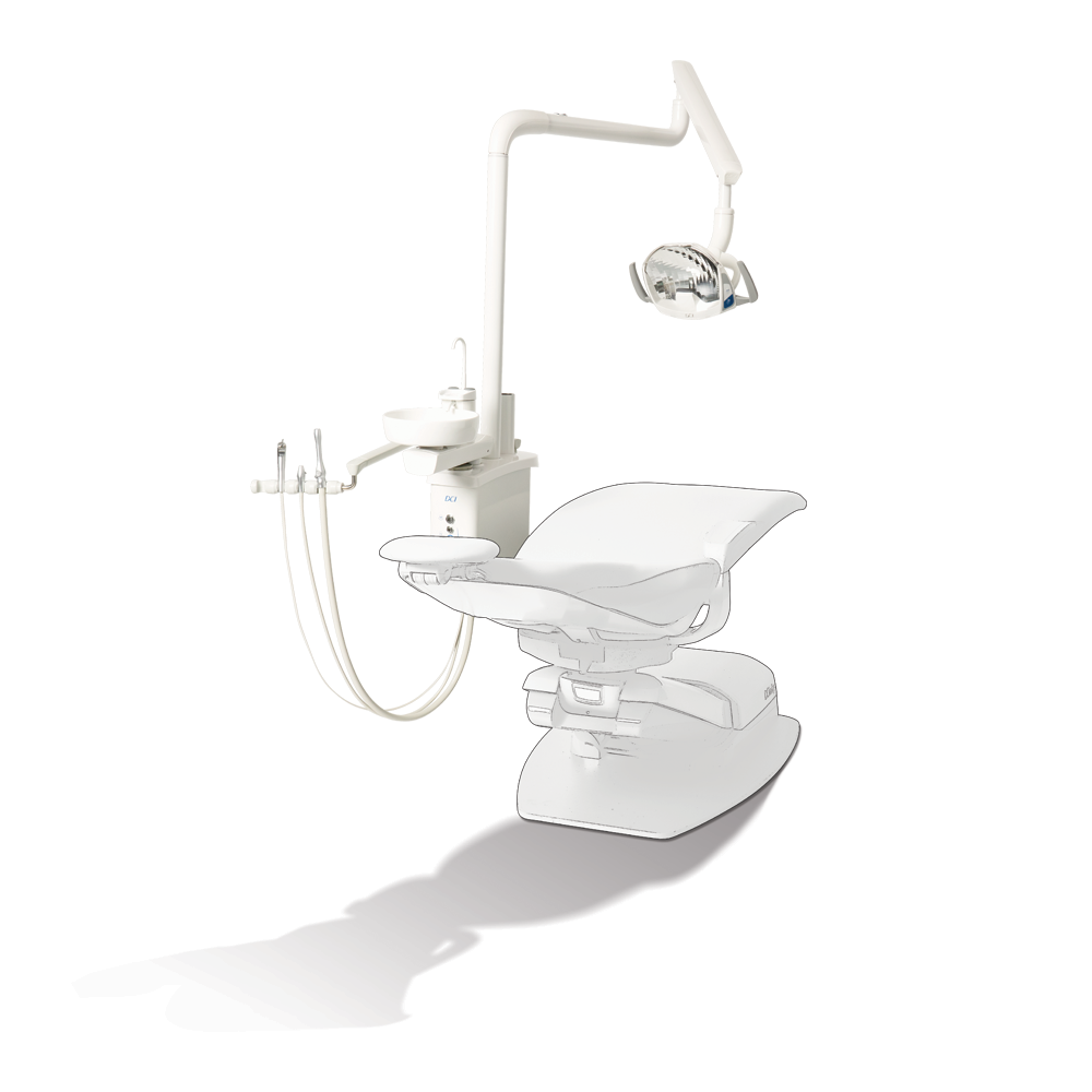 DCI RO4102 - Reliance Post Mount Utilities, PMU w/Cuspidor, White