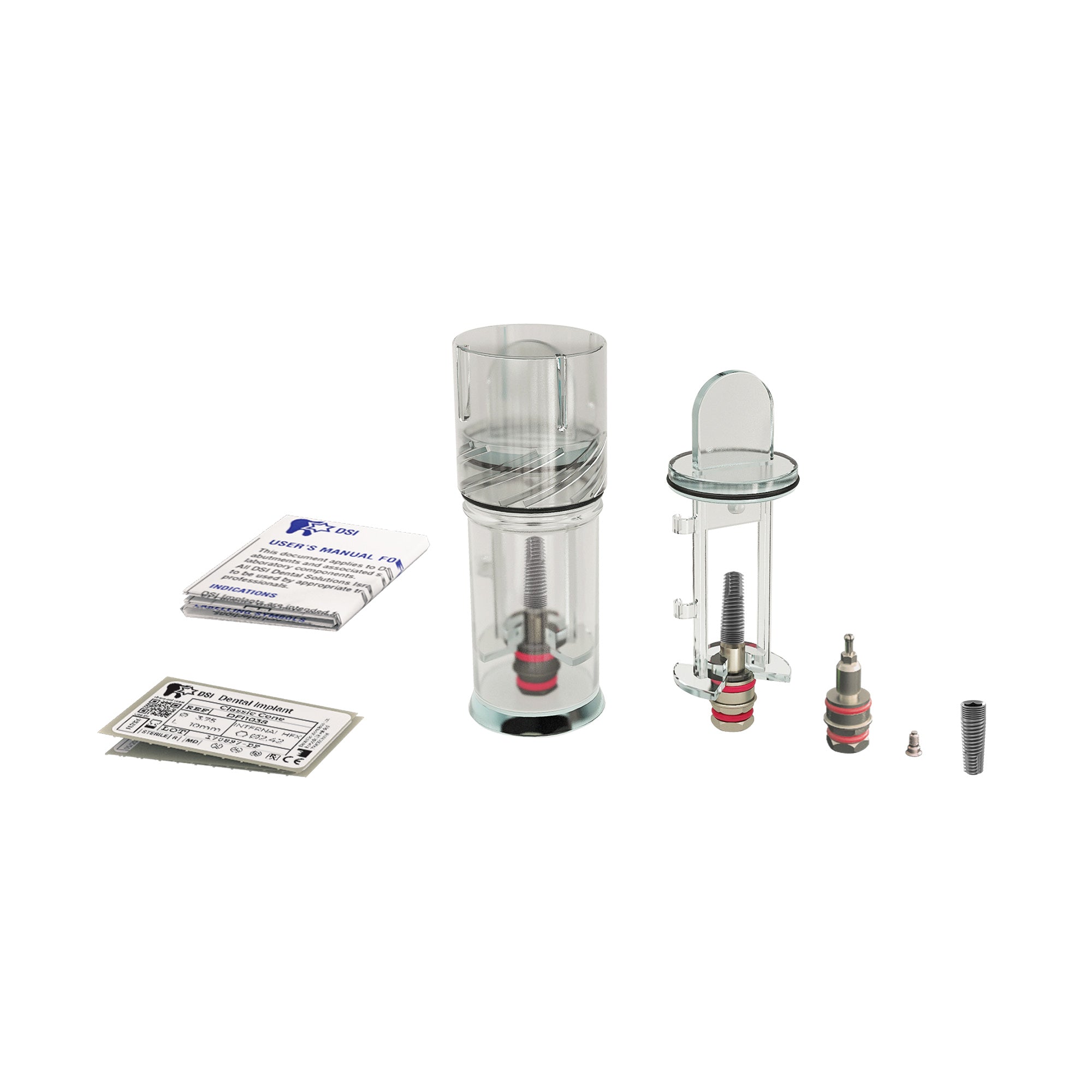 Classic Cone Cylindrical Implant - Internal Hex 2.42mm - 2 Stage Protocol