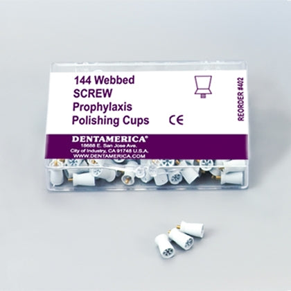 Disposable Prophylaxis Polishing CUPS - Assorted Types - 144 Per Box