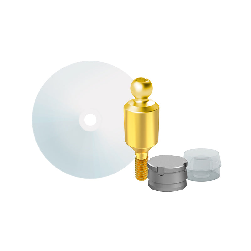 Straight Ball Attachment Basic Set Narrow Ø2.00mm