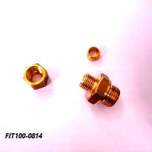 Straight Male O-Ring - 1/4 M / Tube 1/4