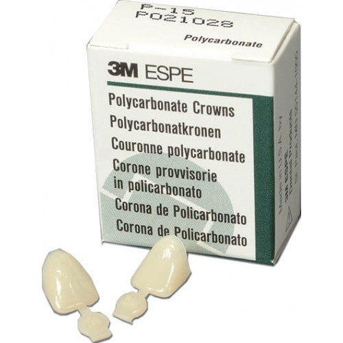 Ion Polycarbonate Crowns - Lower incisors : Long & Short (5) - 3M