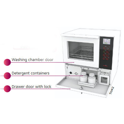 TIVA2 H Thermal High Disinfector - Counter Top Washer, for DENTAL