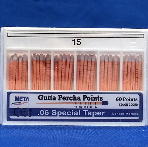 Gutta Percha Points .06 Taper (60 points)