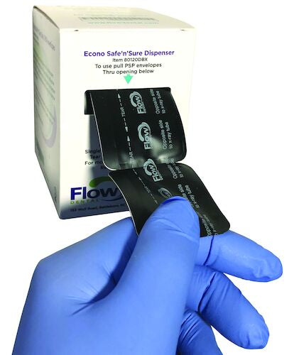 SAFE 'n' SURE DELUXE Phosphor Plate Barrier Envelopes IN A DISPENSER SIZE 2