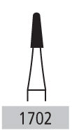 Surgical Burs - 1702 Round End C.C. Tapered Fissure - 10/PK
