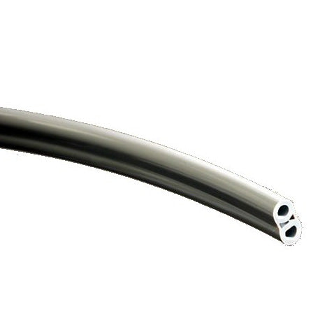 DCI 253 - Polyurethane Gray Straight Asepsis Style 2-Hole Foot Control (Per Ft)
