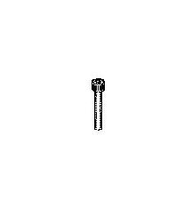 DCI 9062 - A-dec 4-40 x 3/4", Zinc, Socket Head Cap Screw (Pkg-25 ea)