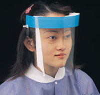 Disposable Full Face Shields With Foam Forehead Bumper, (24/pk) 13"W x 7.5"L