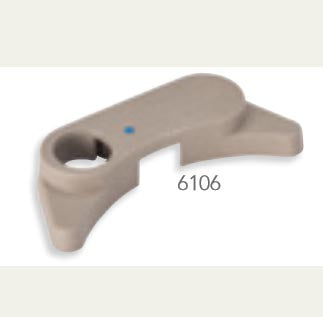 DCI 6106 - Foot Control Shroud , Actuator 1 Hole - Left - Dark Surf