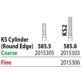 Two Striper Diamond - KS Cylinder (Round Edge) - 585.5C (5)