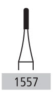 Surgical Burs - 1557 Domed Fissure Cross Cut FG - 10 Pack