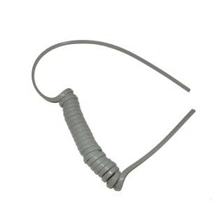 DCI 235C - Shadow Gray Coiled Asepsis Style 2-Hole Syringe
