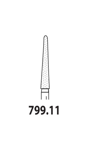 Two Striper Diamond - Round End Taper 5/PK - 799.11