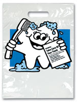 Bags - 2 Color McTooth Says Large 9x13 (100)