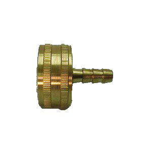 DCI 0858 - 3/4" X 3/4" Swivel Connector Female Garden Hose To Hose Barb
