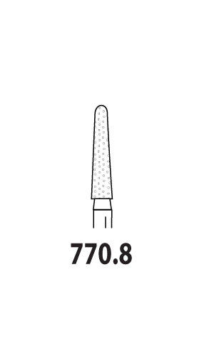 Two Striper Diamond - Round End Taper 5/PK - 770.8