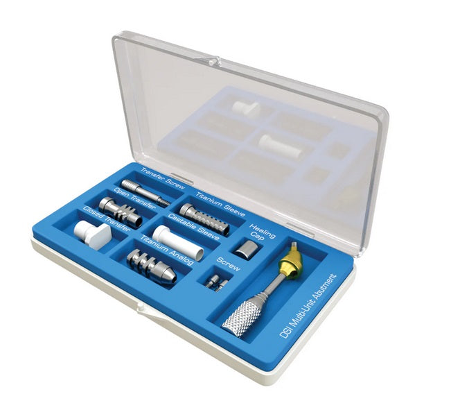 Premium Angulated Multi Unit Abutment (M1.6) 5.0mm Full Set, 30° - Internal Hex Ø2.42mm