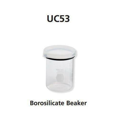 Biosonic UC300/UC300R Ultrasonic Cleaner - Accessories - Borosilicate 600 ml Beaker, Cover & Positioning Ring - UC53-300