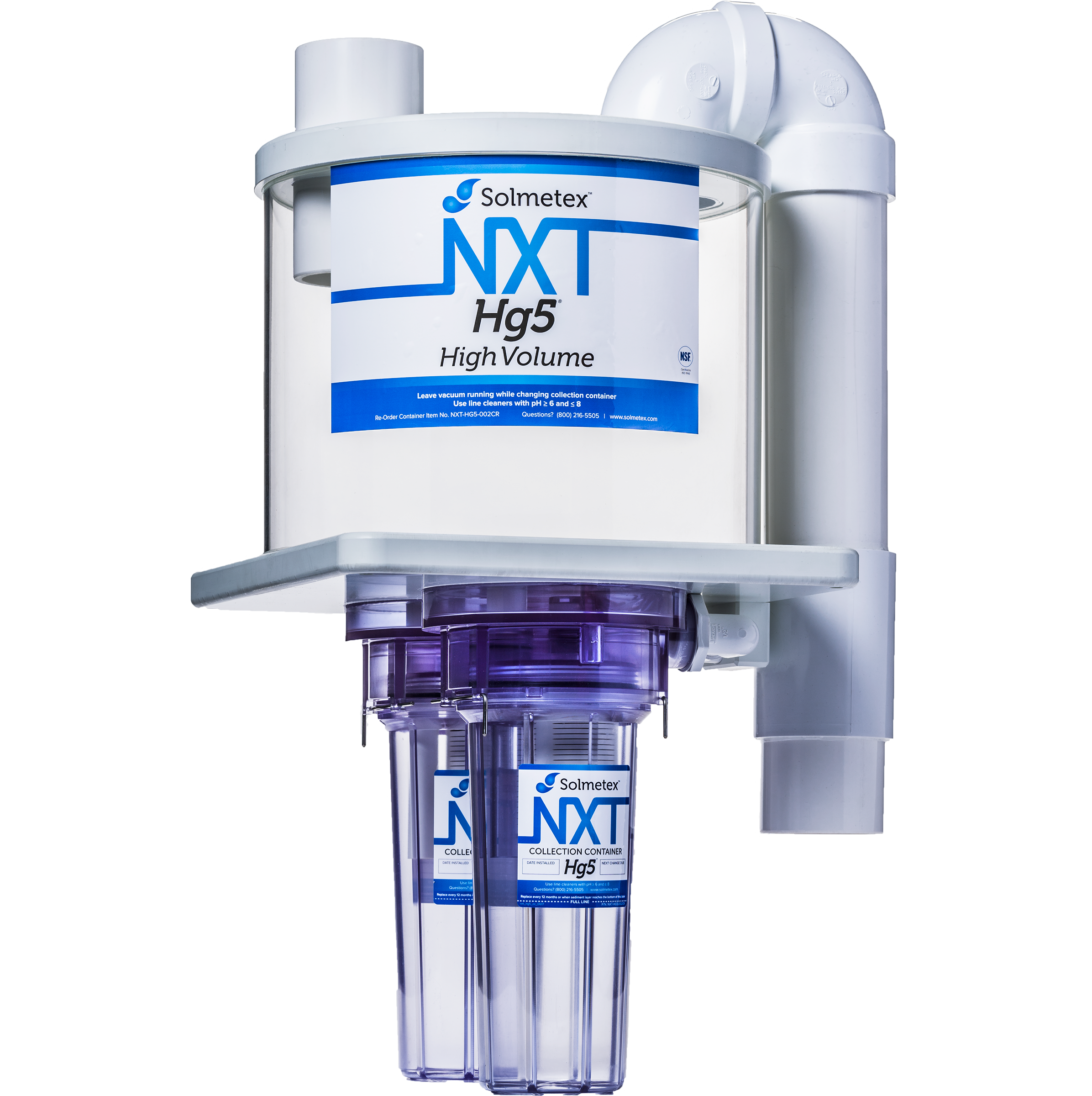 Solmetex NXT Hg5 HV Amalgam Separator - 11-20 chairs
