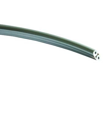 DCI 235 - Shadow Gray Straight Asepsis Style 2-Hole Syringe (Per Ft)