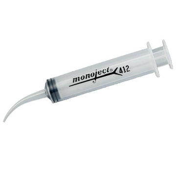 Curved Tip Irrigation Syringes #412 - Box of 50