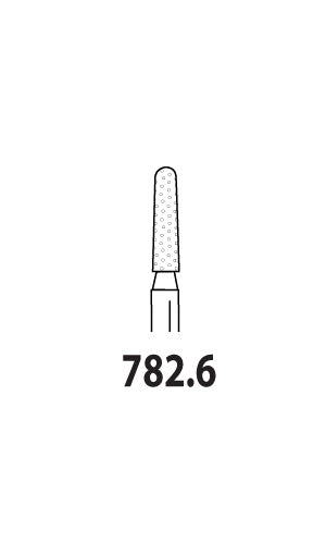 Two Striper Diamond - Round End Taper 5/PK - 782.6