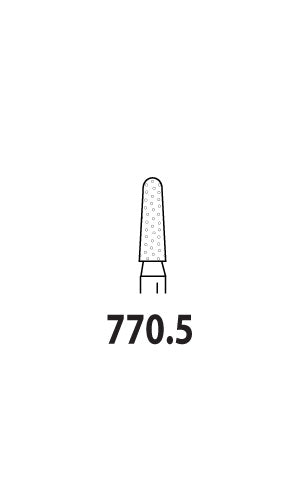 Two Striper Diamond - Round End Taper 5/PK - 770.5C