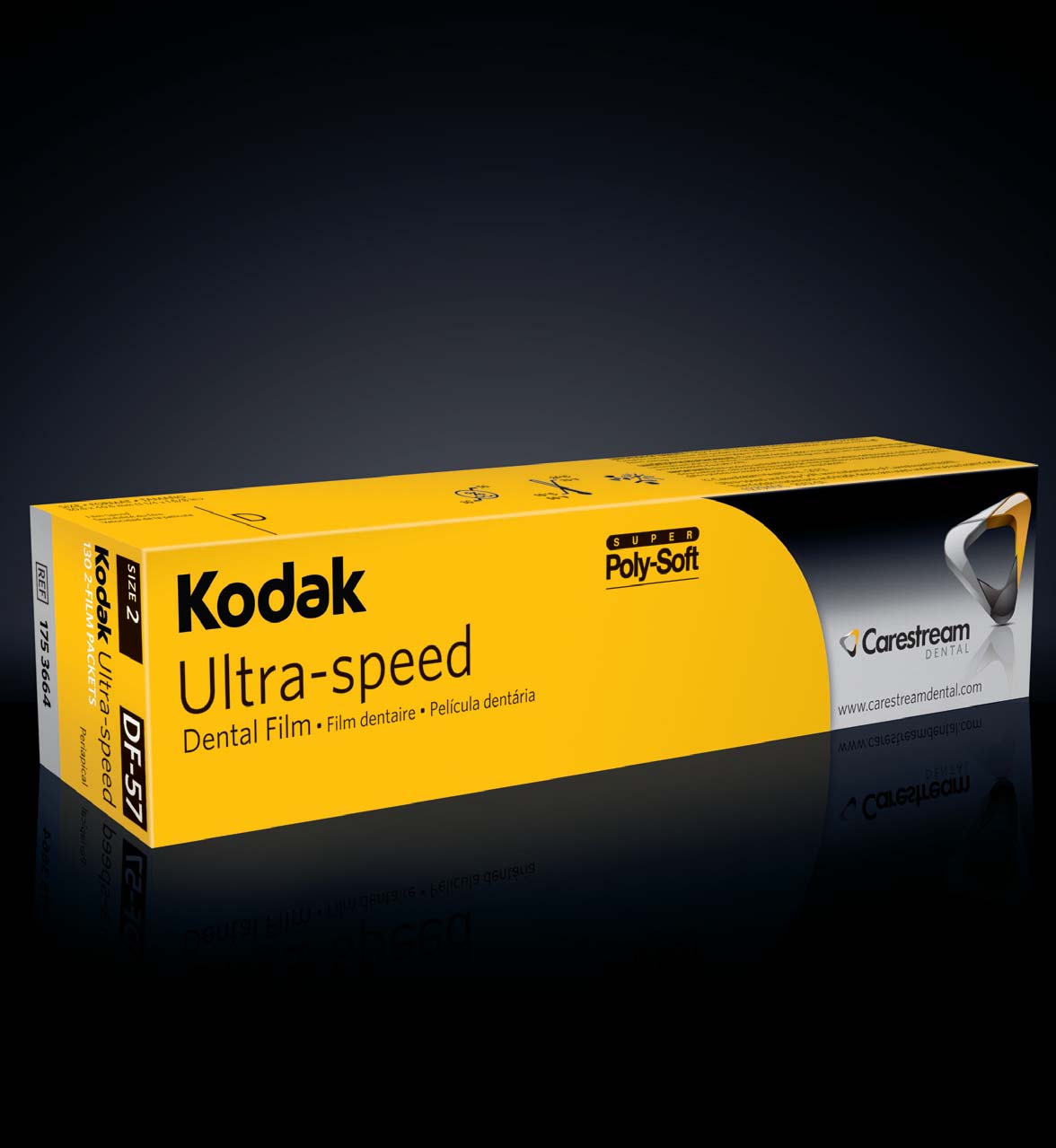 DF57 X-Ray Film - 2 Film Paper Packets (150)