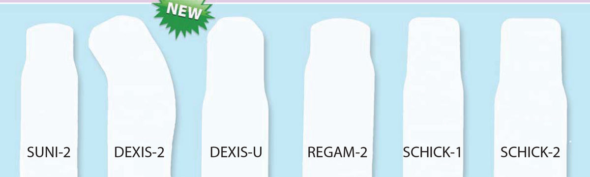 X-Ray Sensor Sleeve for Suni Size 2 (500pcs/box), Clear Plastic, No paper backing, 9½”L. #PS-SUNI-2.
