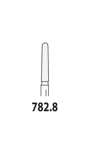 Two Striper Diamond - Round End Taper 5/PK - 782.8