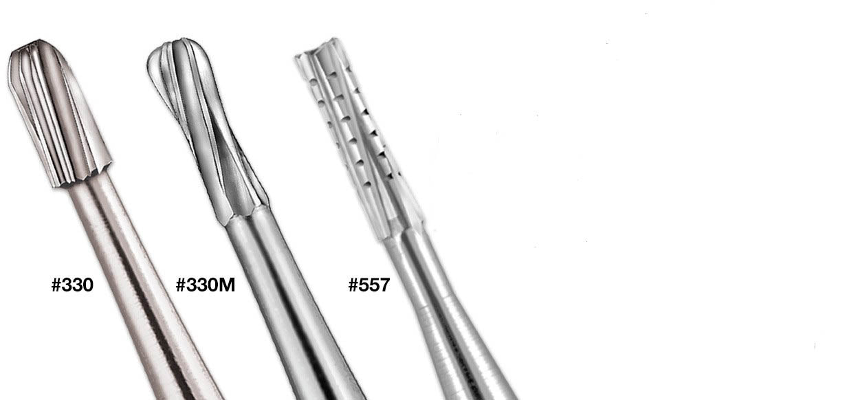 #699 FG flat taper fissure crosscut, 100-pack