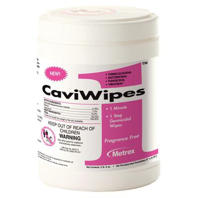 13-5100 - 12 X 160 CaviWipes1 Towelettes (Large) 160/Can. 6" x 6.75" **Case of 12**