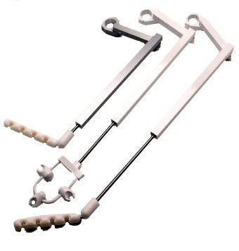 DCI 8237 - Anodized Telescoping Arm With 4-Position White Delrin Holder