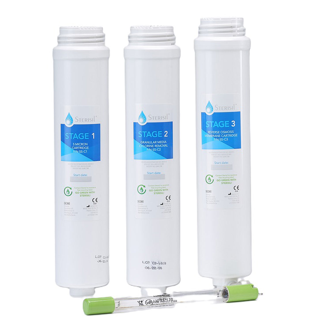 G5 Cartridge Replacement Kits – Stages 1, 2 & 3 + Class A UV Bulb
