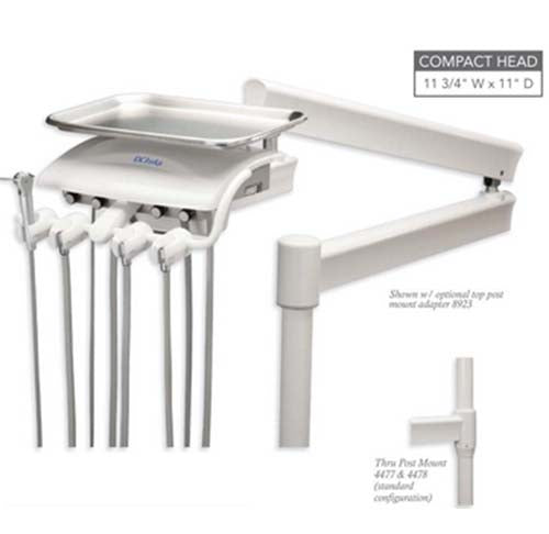 DCI #4477 - Series 4 Arm Mounted Control For 3 Hp W/ Gray Flex Arm