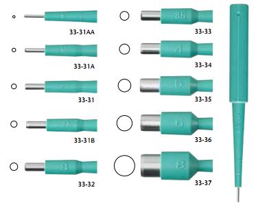 Biopsy Punches - Regular Handle 50/Bx