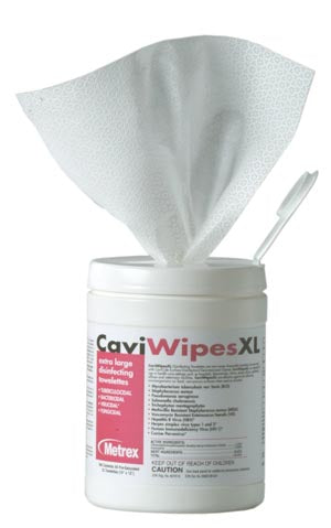 Caviwipes XL 10" X 12" Wipes 66/Can