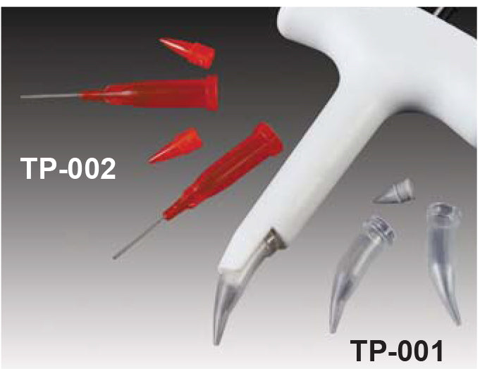 Plasdent - TP-002, NEEDLE ORANGE TUBES & PLUGS/ (100 Tubes & 100 Plugs/bag)