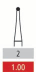 Surgical Burs - 2 Round FG - 10 Pack