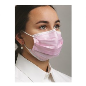 Blue Level 1 Dual Fit Ear-Loop Face Mask (Pleated) 50/Bx
