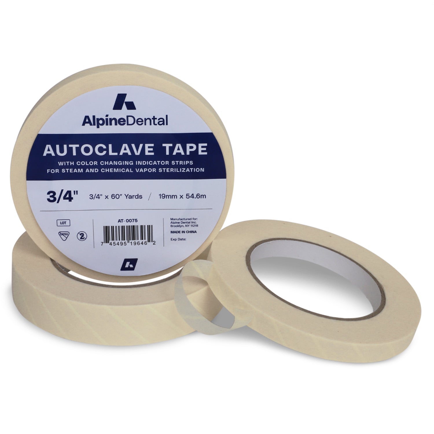 Alpine Autoclave Tape - Sterilization Indicator Tape